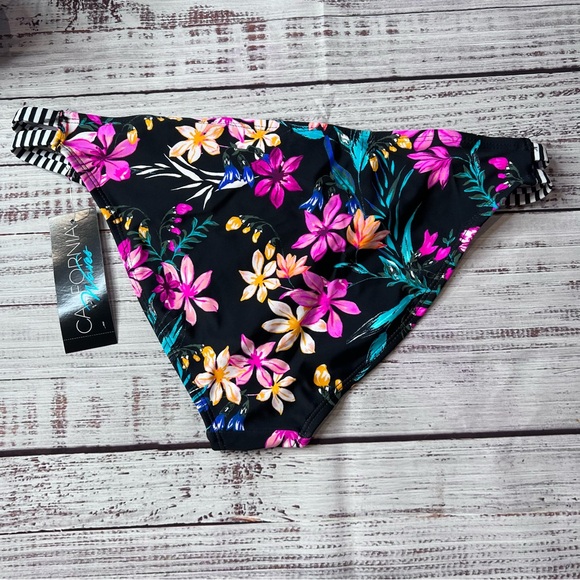 California Waves Floral Bikini Swim Bottom - Picture 4 of 5